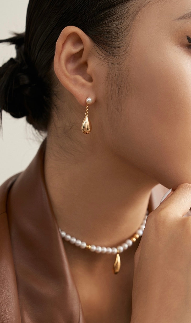 Water Drop Earrings | pearls