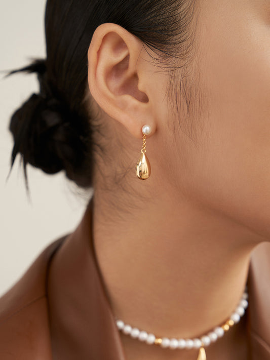 Water Drop Earrings | pearls